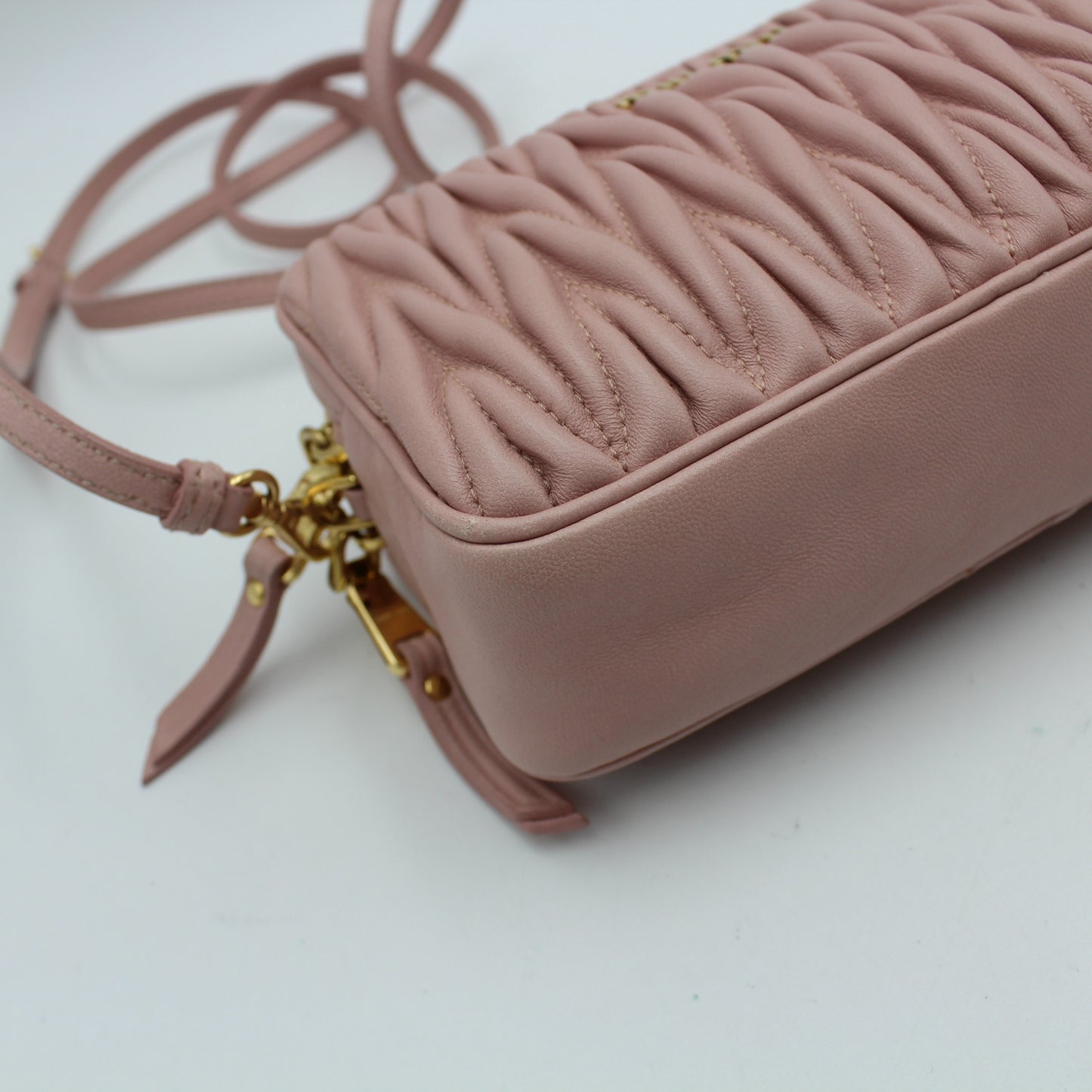 BORSA POCHETTE POUCH MIU MIU MATELASSE A TRACOLLA MB107