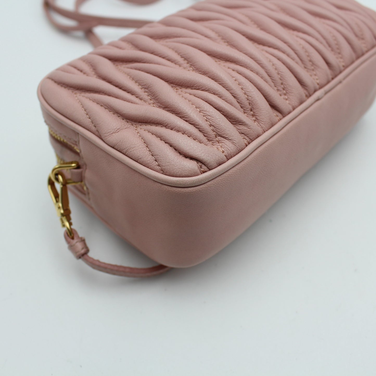 BORSA POCHETTE POUCH MIU MIU MATELASSE A TRACOLLA MB107