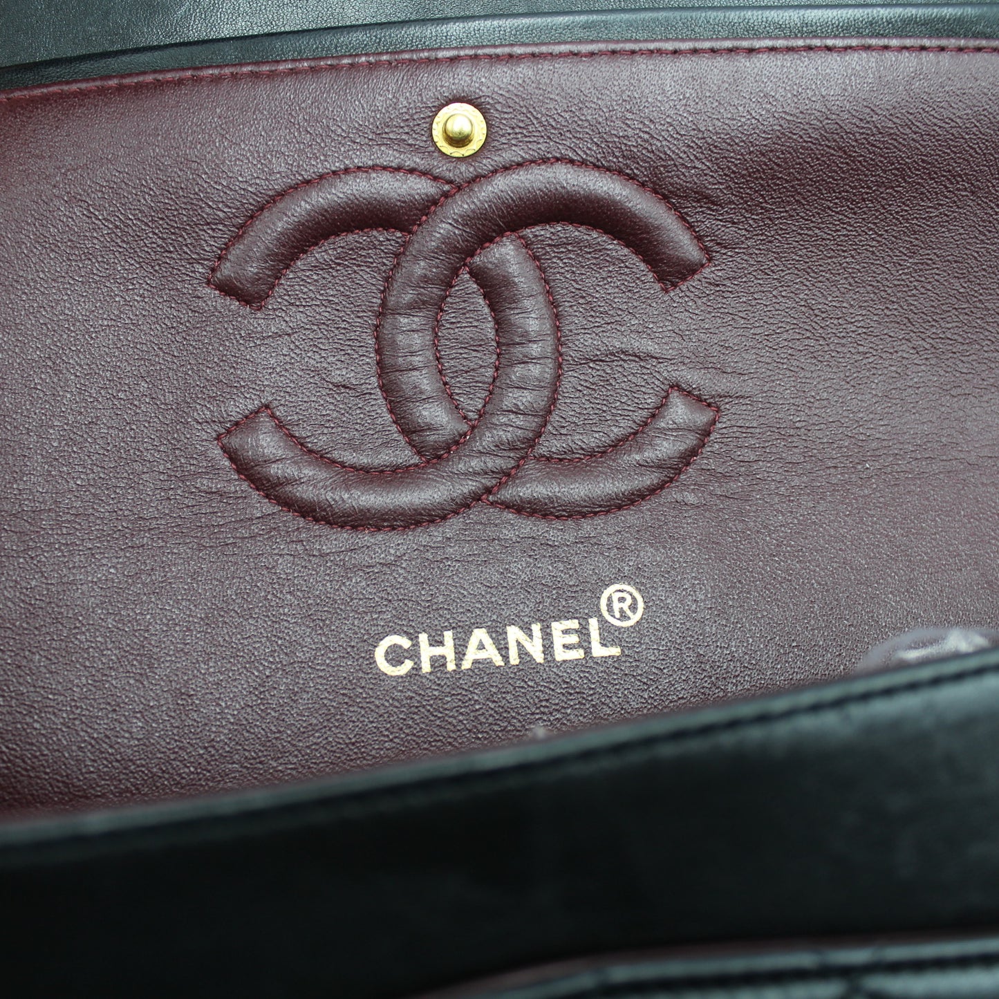 BORSA CLASSICA CHANEL TIMELESS IN PELLE DI AGNELLO NERA MEDIA CB258