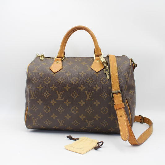 BORSA LOUIS VUITTON SPEEDY 30 BANDOULIERE MONOGRAM LB1761