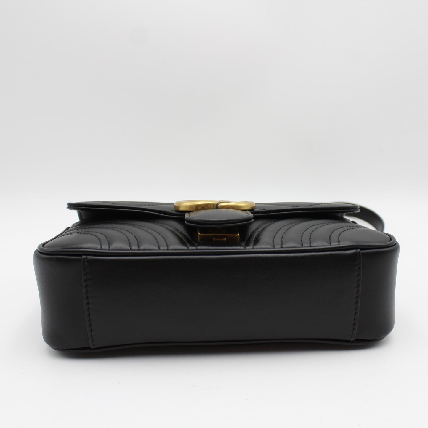BORSA GUCCI MARMONT MINI NERA IN PELLE MATELASSE GB259