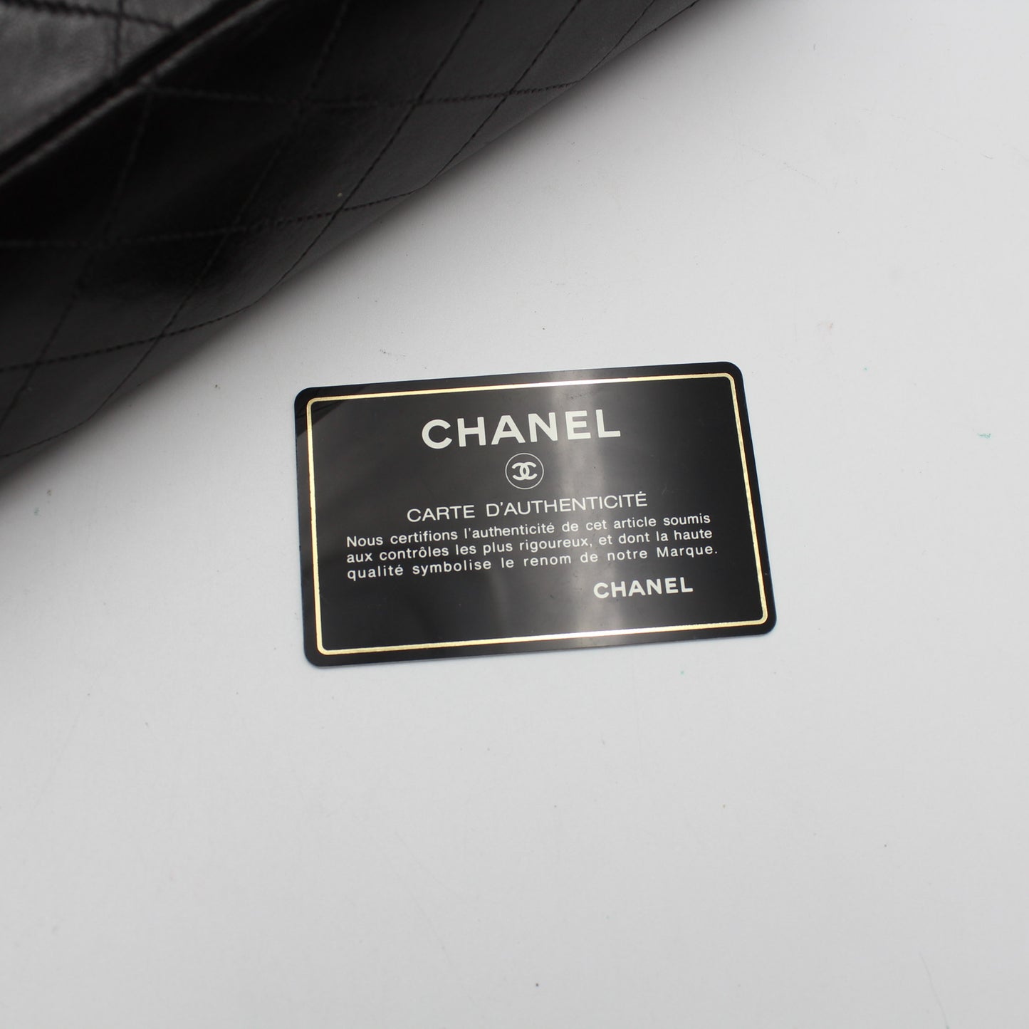 BORSA CHANEL TIMELESS CLASSICA DOUBLE FLAP MEDIA NERA CB262