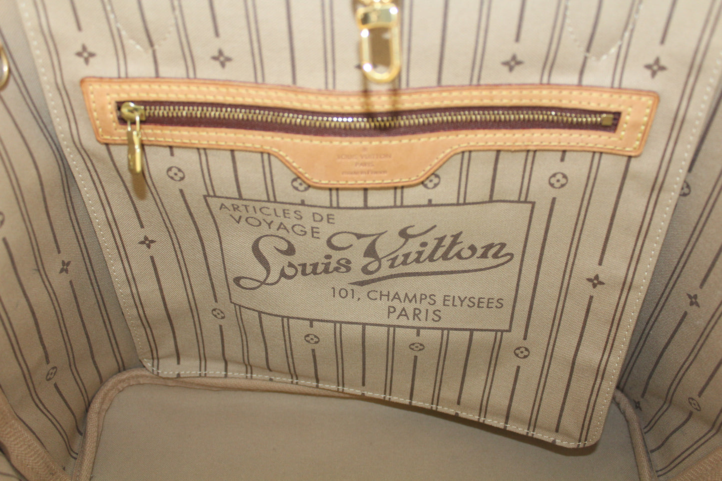 BORSA LOUIS VUITTON NEVERFULL MM MONOGRAM LB1797
