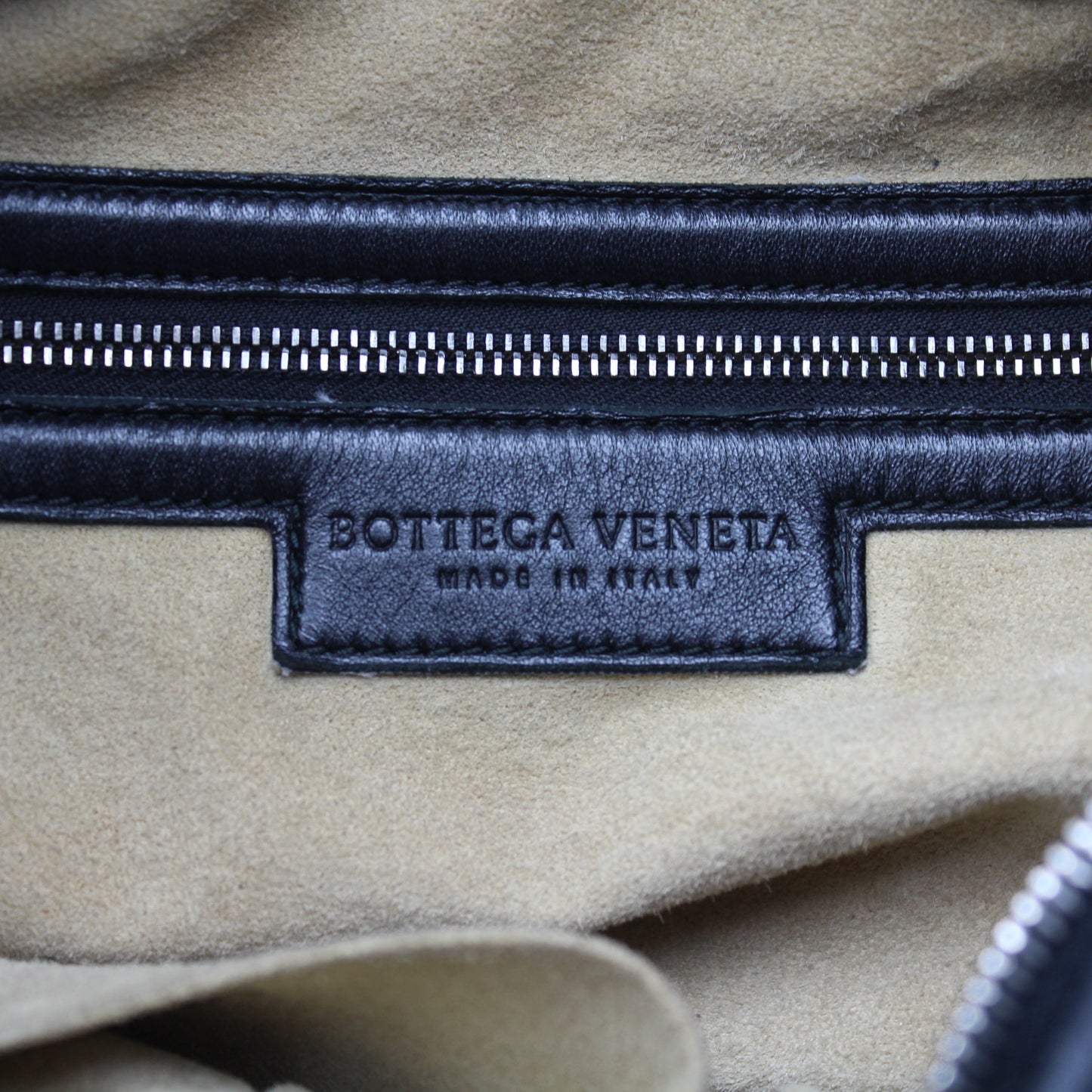 BORSA BOTTEGA VENETA VENETA INTRECCIATO HOBO NERO OB110