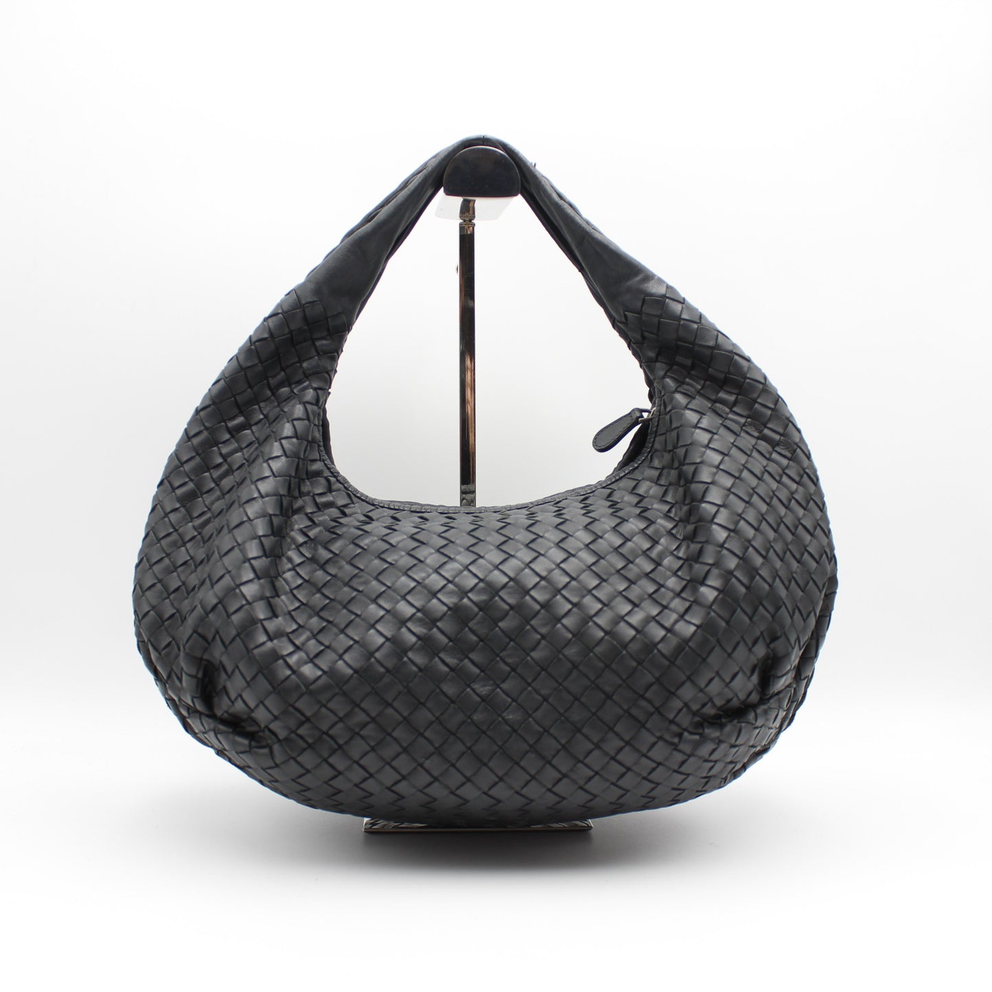BORSA BOTTEGA VENETA VENETA INTRECCIATO HOBO NERO OB110