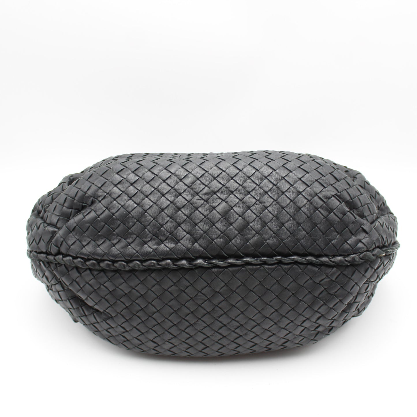BORSA BOTTEGA VENETA VENETA INTRECCIATO HOBO NERO OB110