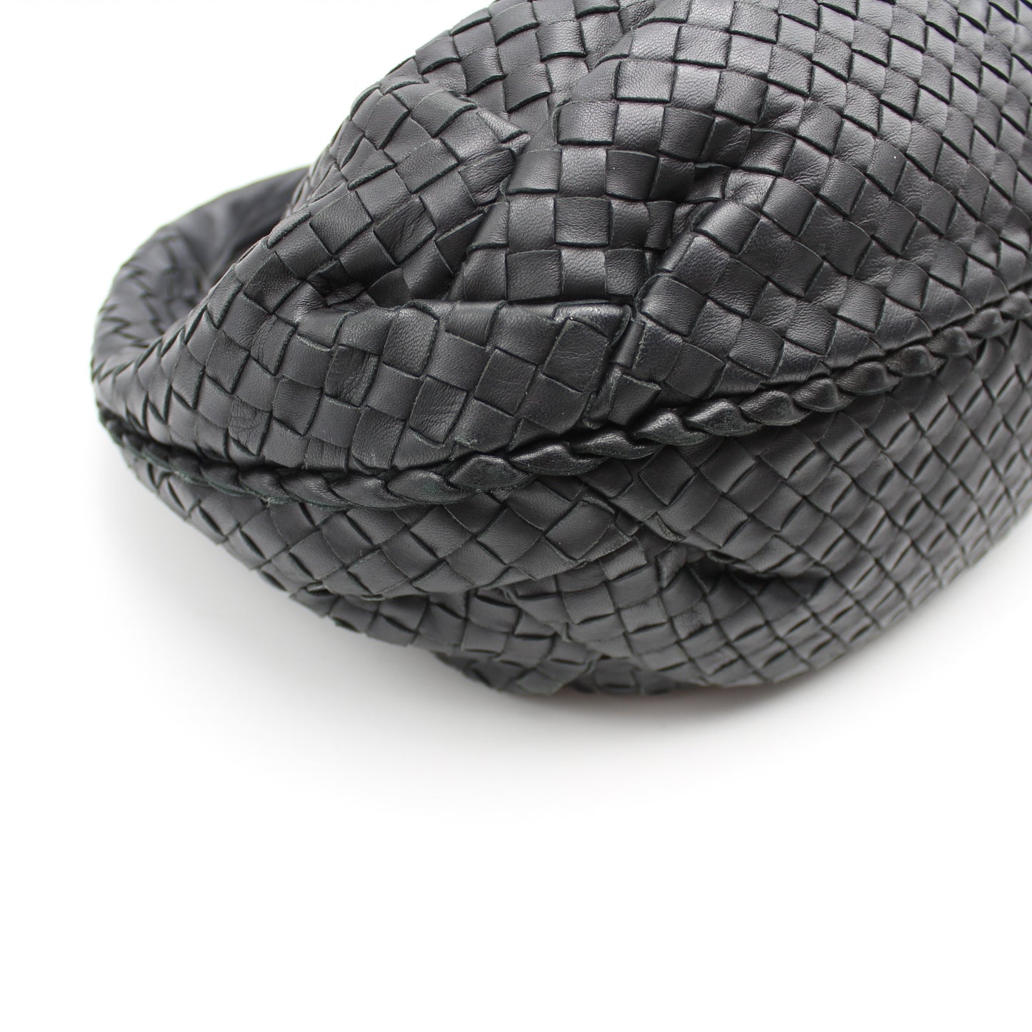 BORSA BOTTEGA VENETA VENETA INTRECCIATO HOBO NERO OB110