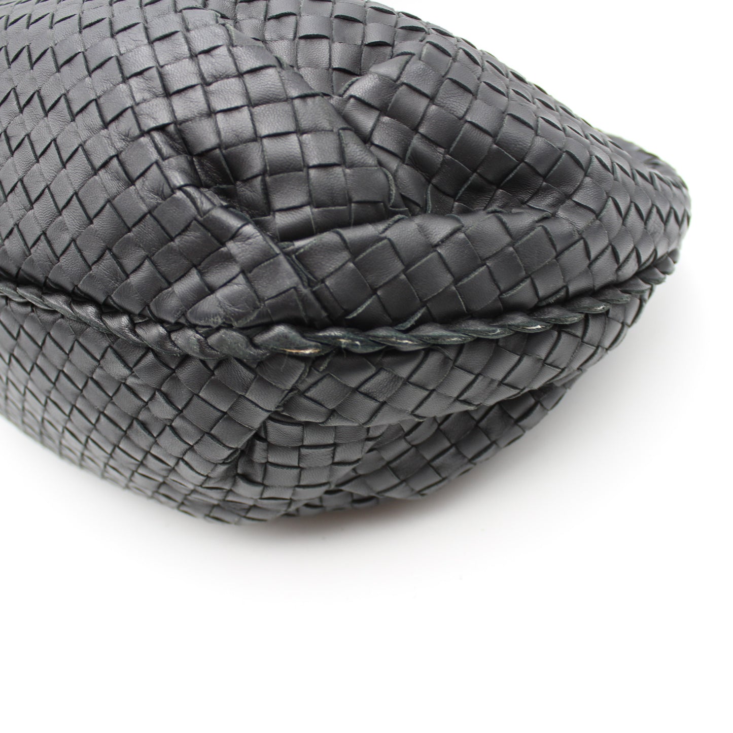 BORSA BOTTEGA VENETA VENETA INTRECCIATO HOBO NERO OB110