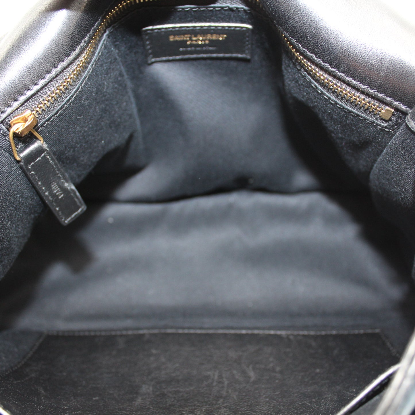 BORSA SAINT LAURENT NIKI MEDIA IN PELLE NERA YB119
