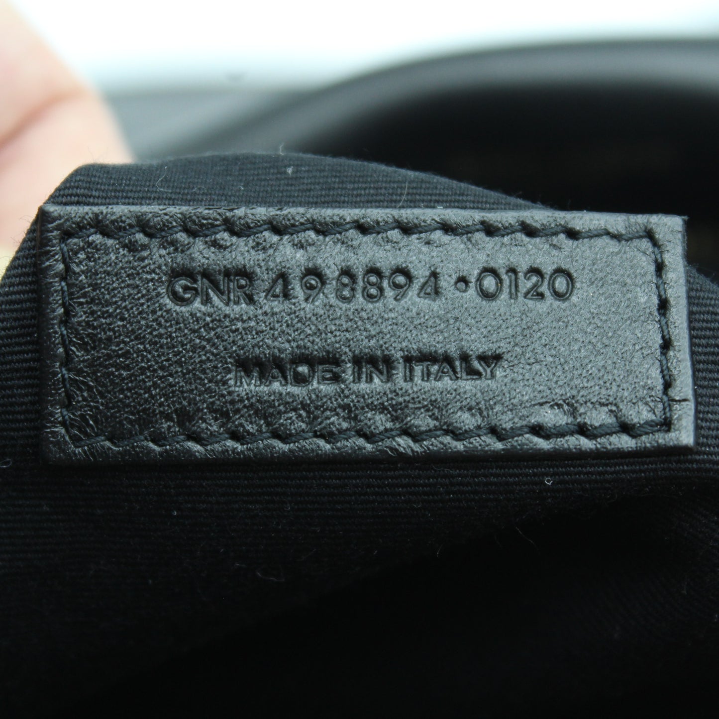 BORSA SAINT LAURENT NIKI MEDIA IN PELLE NERA YB119