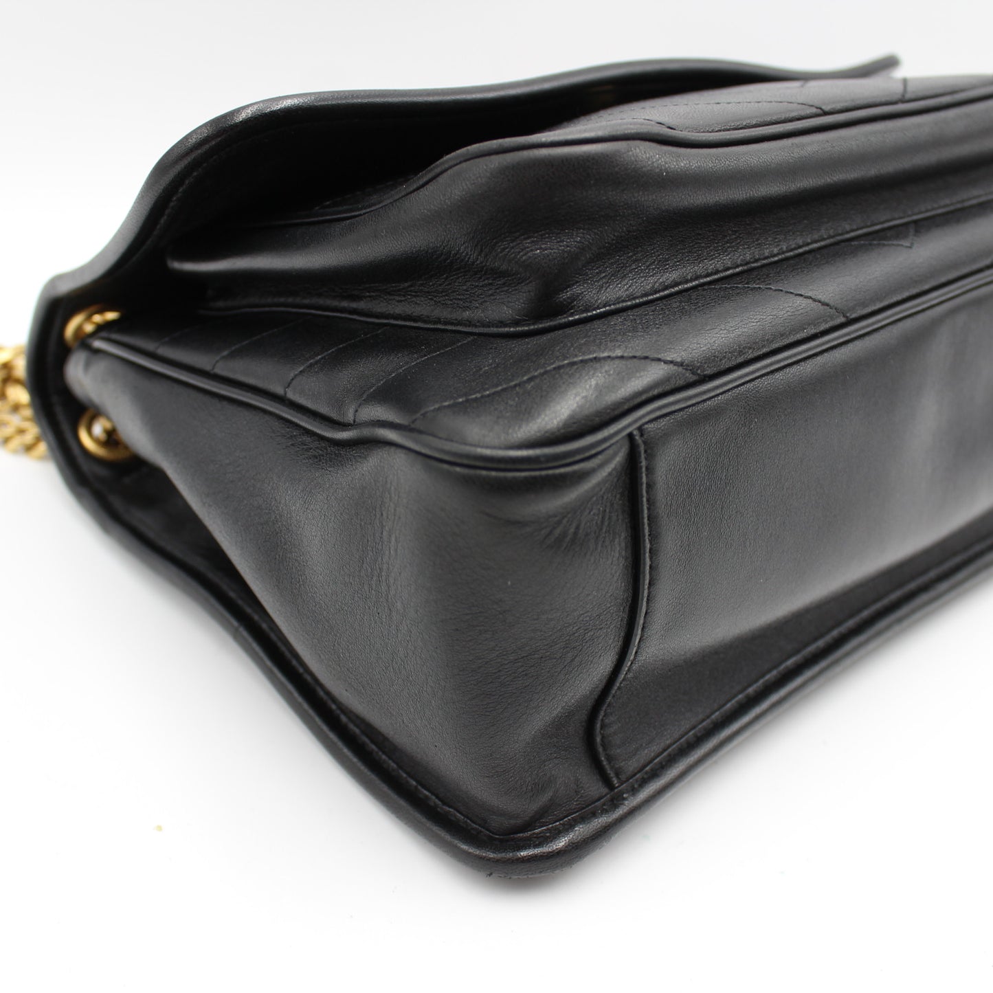 BORSA SAINT LAURENT NIKI MEDIA IN PELLE NERA YB119