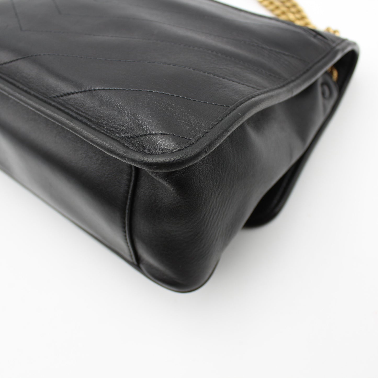 BORSA SAINT LAURENT NIKI MEDIA IN PELLE NERA YB119