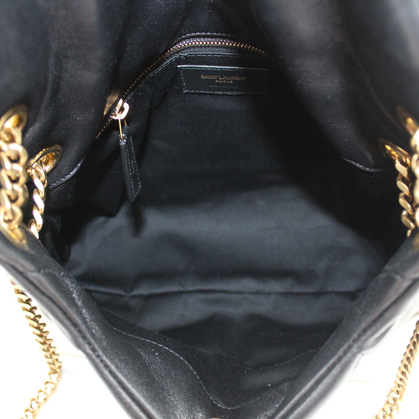 BORSA SAINT LAURENT PUFFER SMALL NERA IN NAPPA TRAPUNTATA YB120