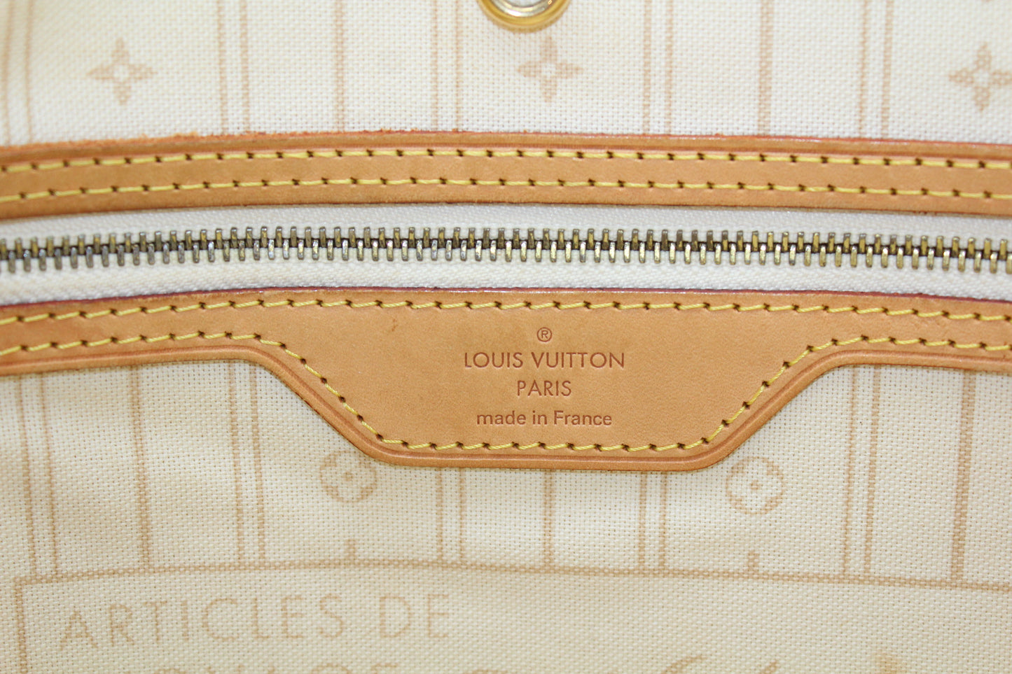BORSA LOUIS VUITTON NEVERFULL MM DAMIER AZUR LB1804
