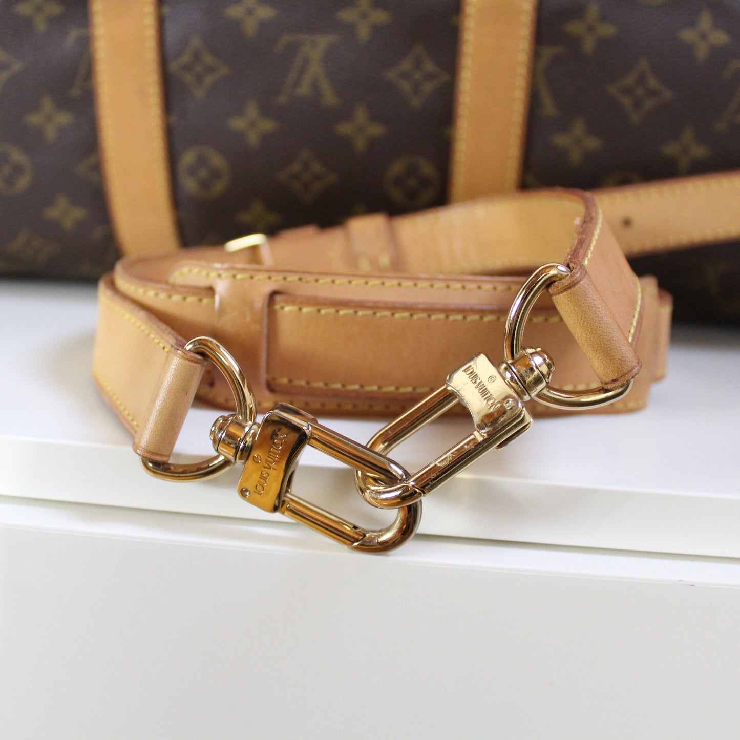 BORSA LOUIS VUITTON KEEPALL 55 BANDOULIERE MONOGRAM LB1803
