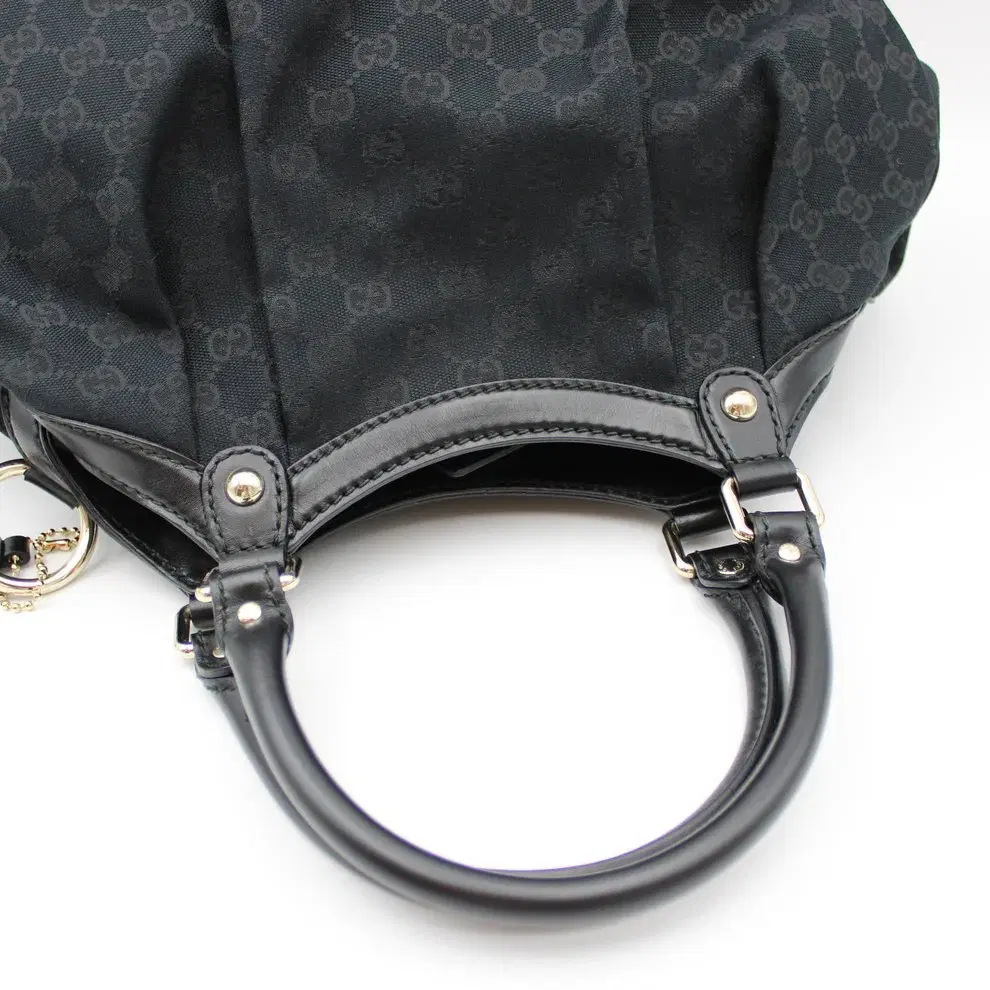 BORSA GUCCI SUKEY IN TESSUTO GG E PELLE NERA BB104