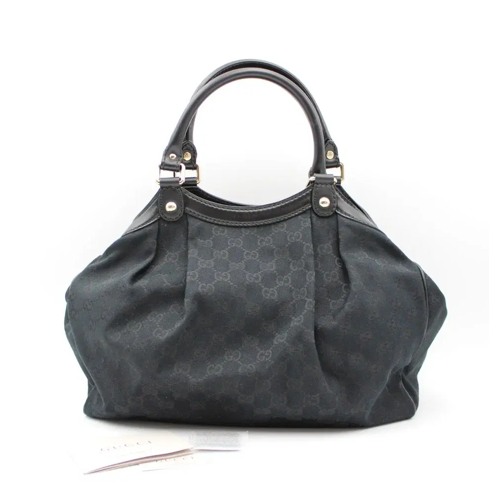 BORSA GUCCI SUKEY IN TESSUTO GG E PELLE NERA BB104