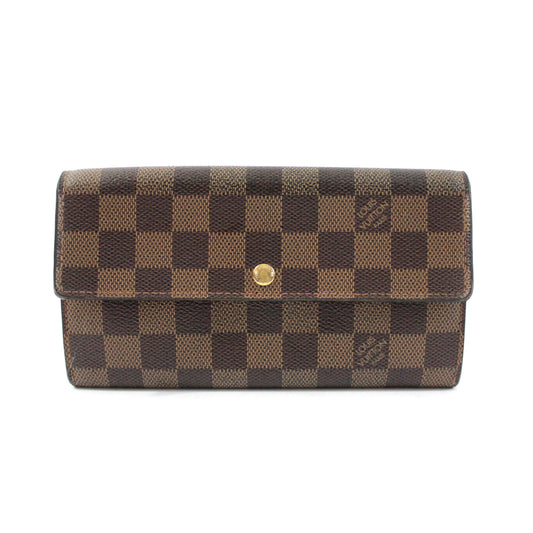 LOUIS VUITTON SARAH DAMIER EBENE WALLET LA121