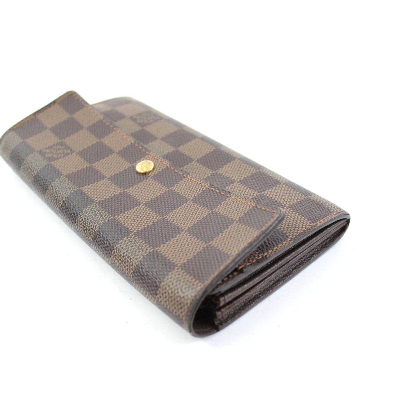 LOUIS VUITTON SARAH DAMIER EBENE WALLET LA121