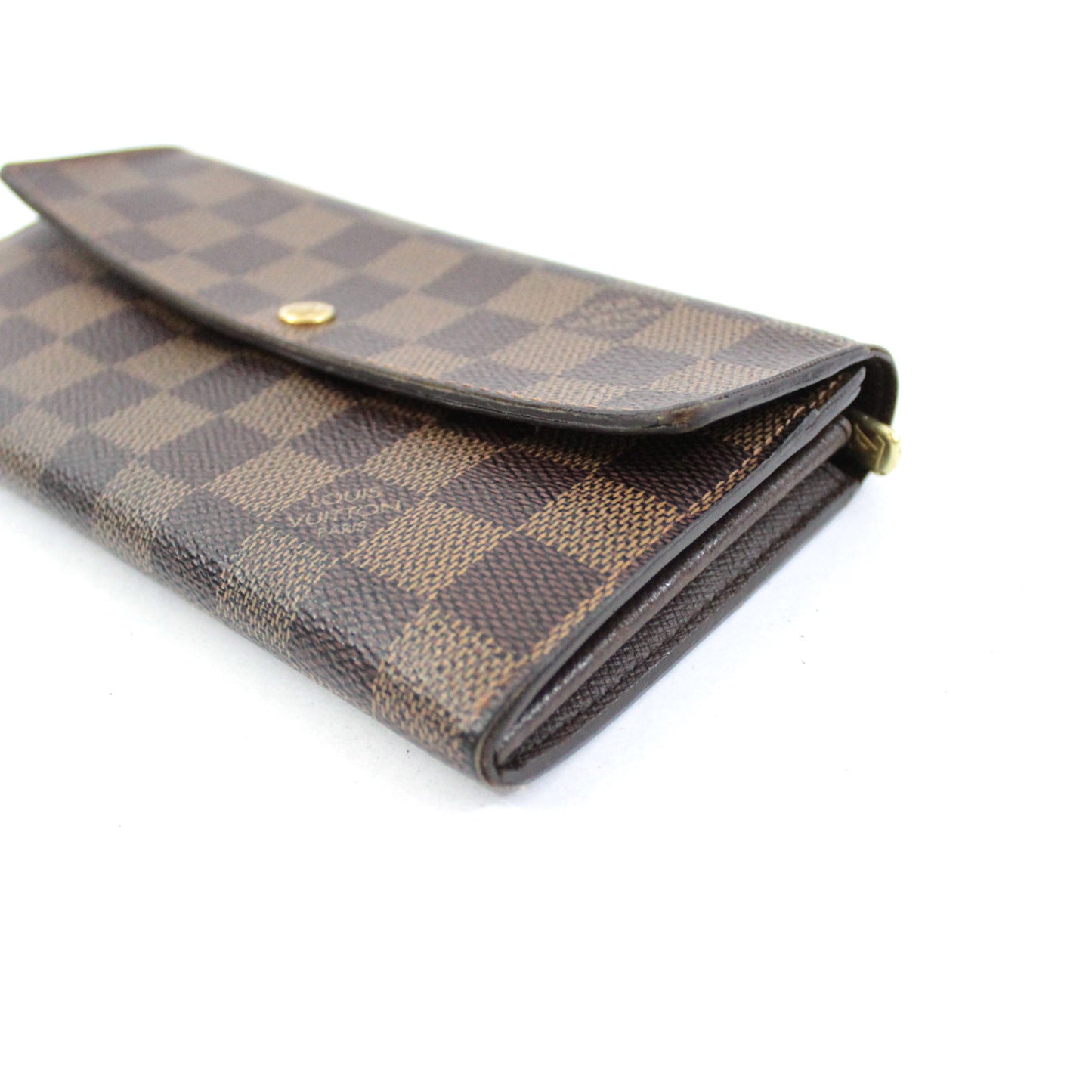 LOUIS VUITTON SARAH DAMIER EBENE WALLET LA121