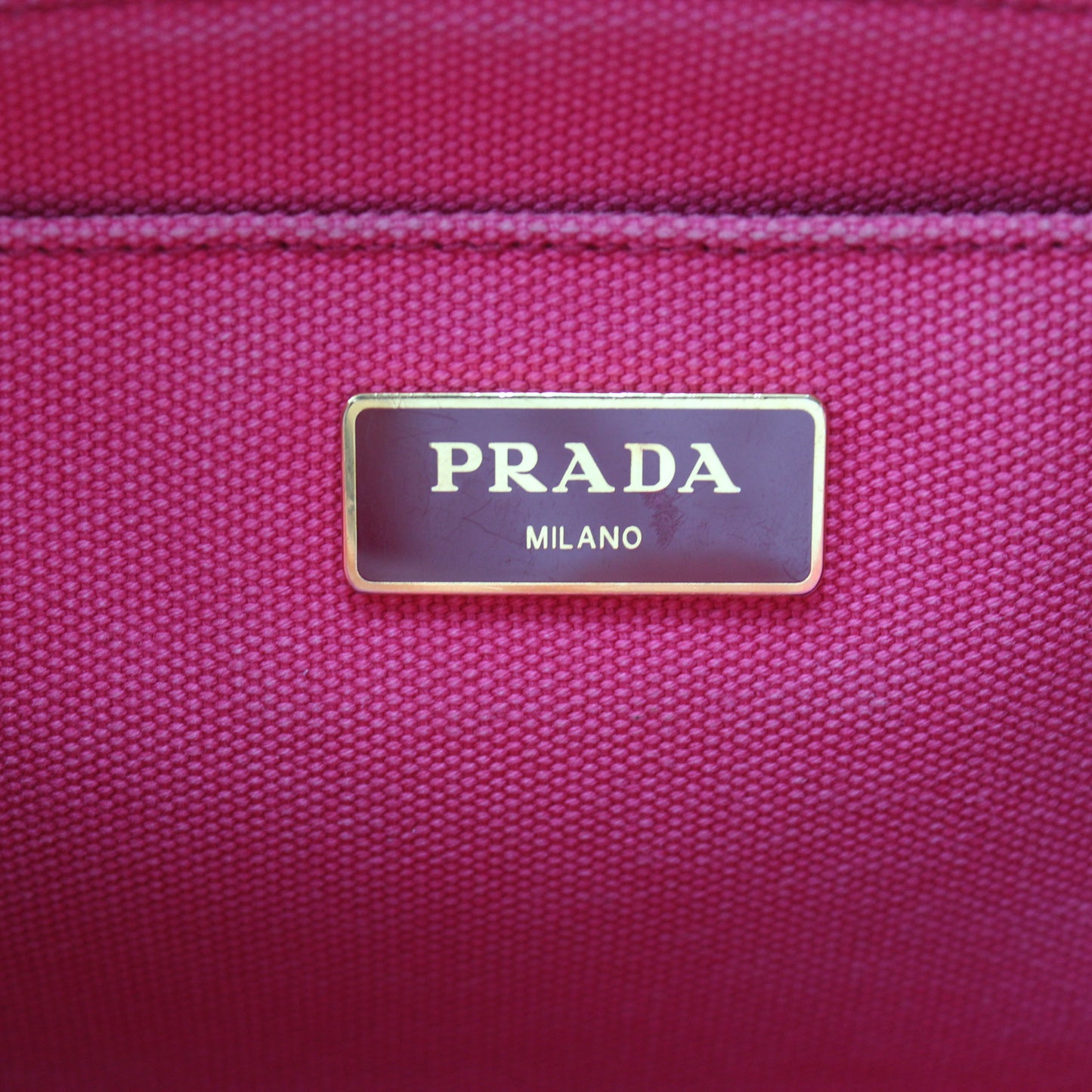 BORSA PRADA SHOPPING SMALL IN CANVAS DI COTONE PB150