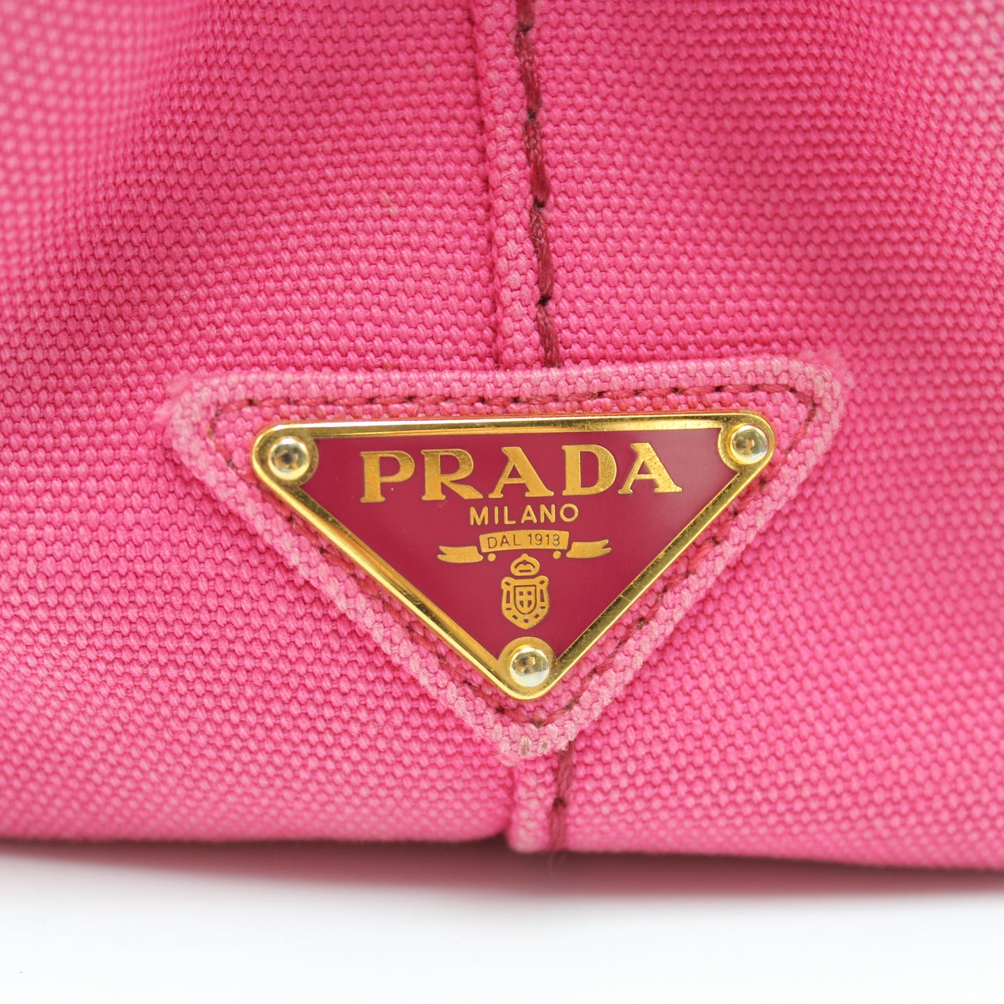 BORSA PRADA SHOPPING SMALL IN CANVAS DI COTONE PB150