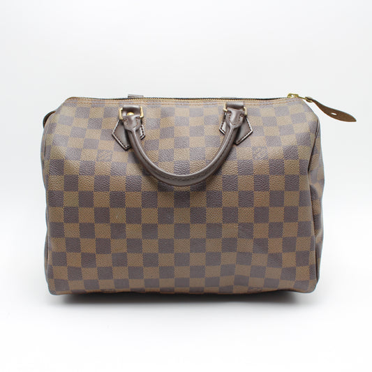 LOUIS VUITTON SPEEDY 30 DAMIER EBENE BAG LB1191