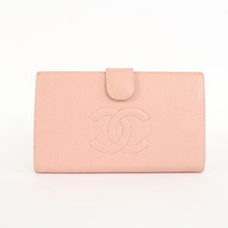 CHANEL PINK LEATHER WALLET #CA103